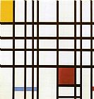 Piet Mondrian Famous Paintings - Composition with Red Yellow and Blue